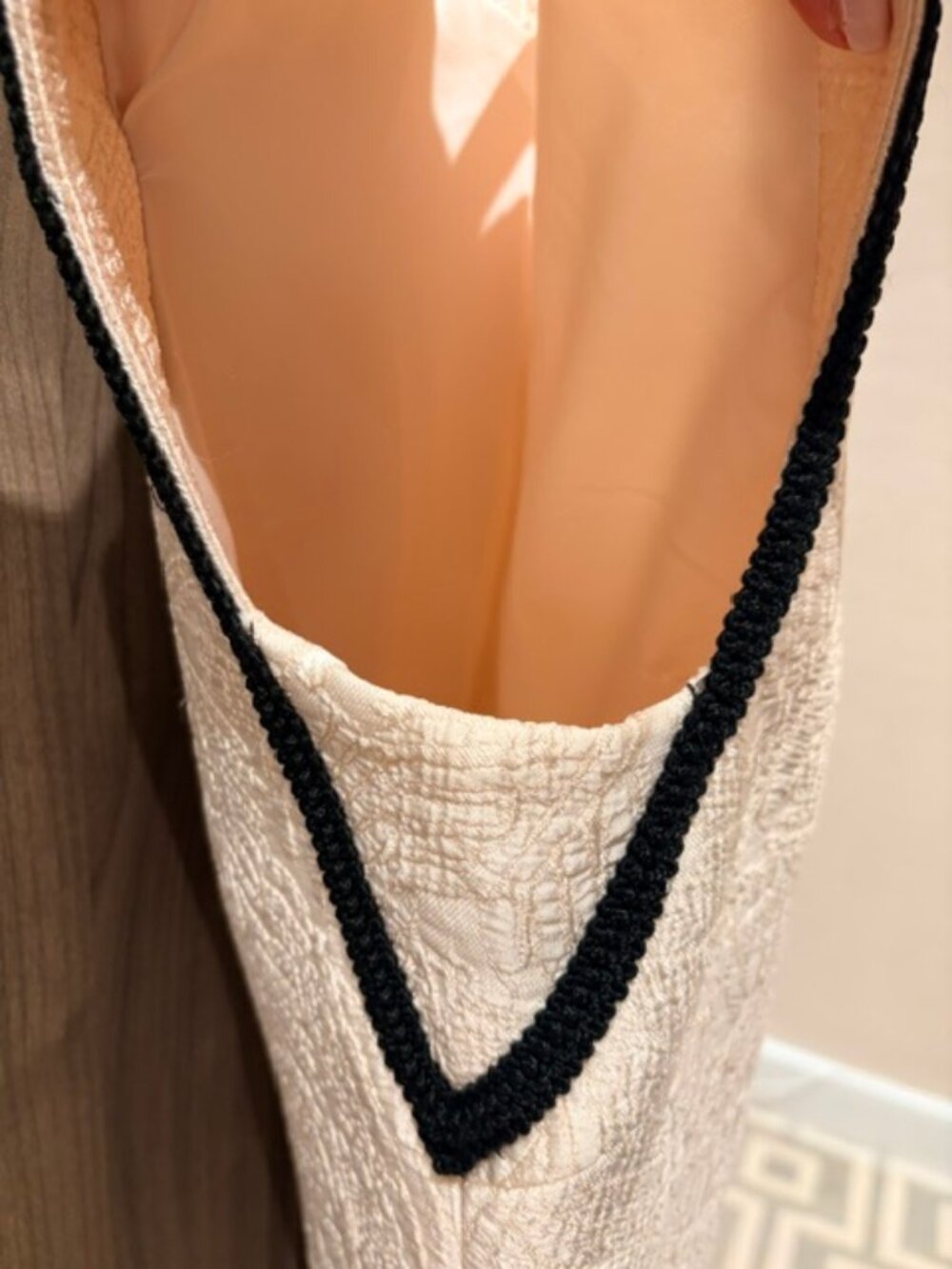 NWT Veronica Beard Ravena Ecru Jacquard Mini Dress Size 8 - Picture 8 of 14